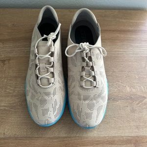 Cole Haan Zero Grand Creme and Blue